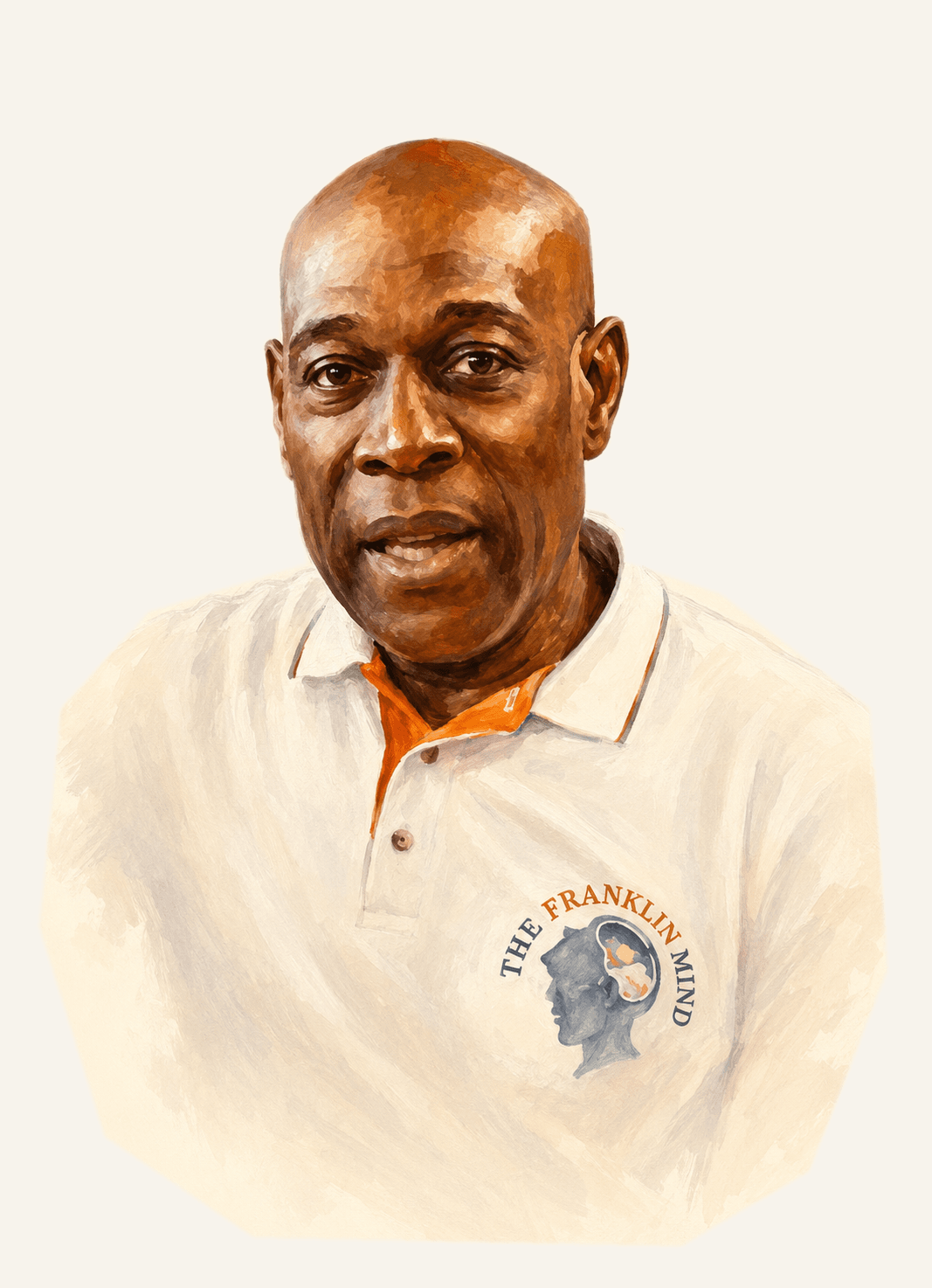Painted portrait of Frank Bruno